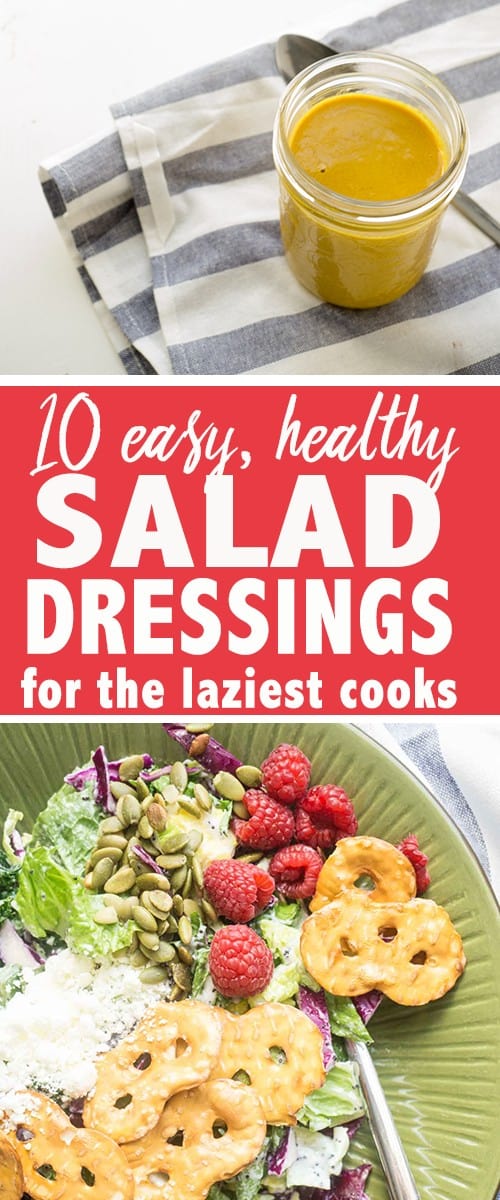 10 easy healthy salad dressings
