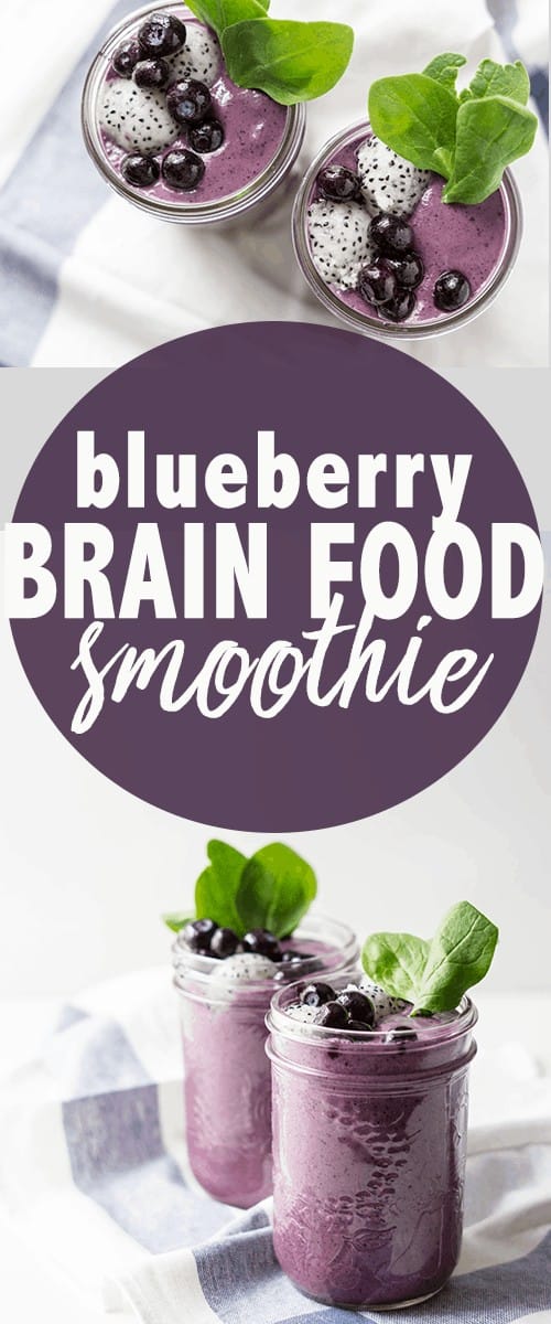 blueberry brain food smoothie