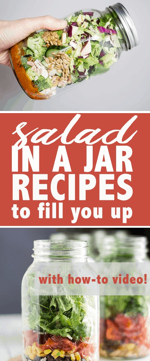 salad in a jar recipes to fill you up