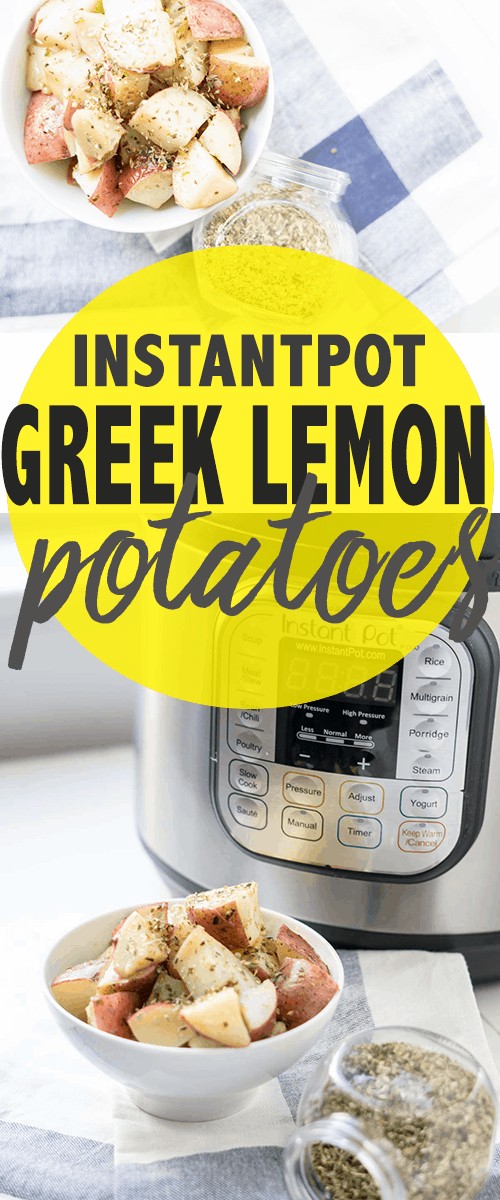 instant pot greek lemon potatoes
