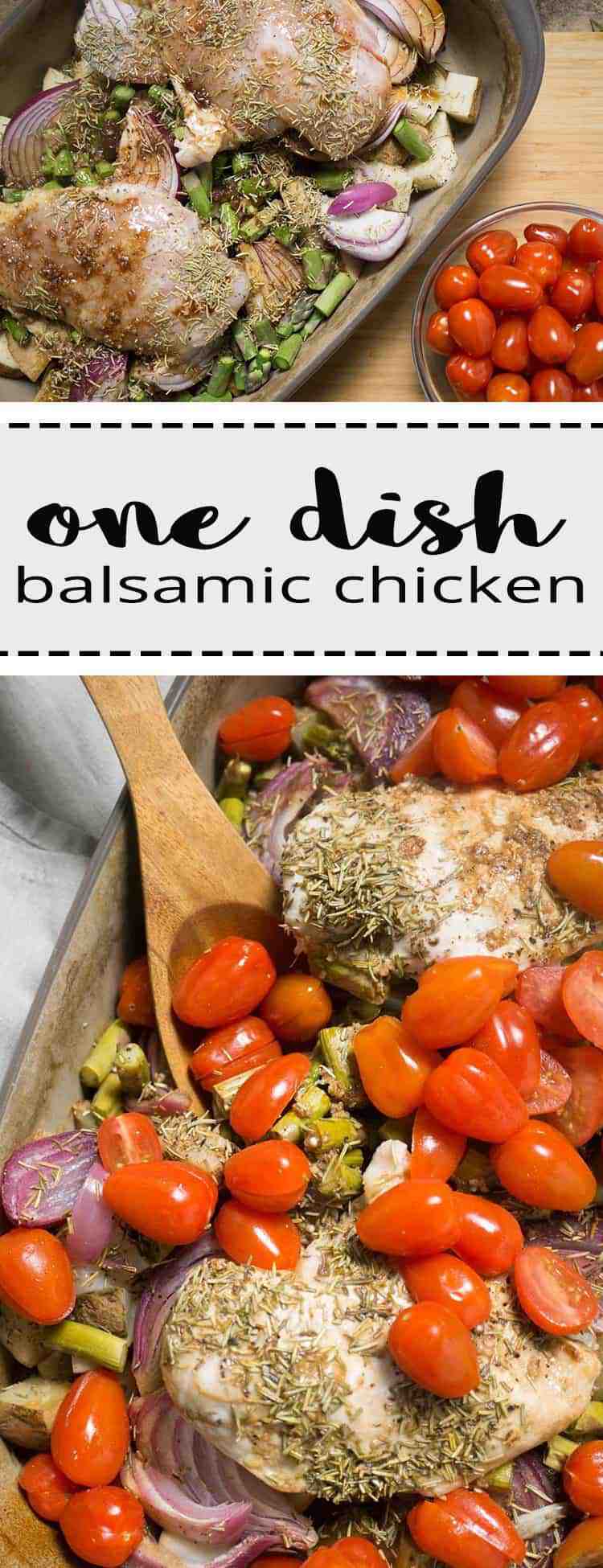 one dish balsamic chicken