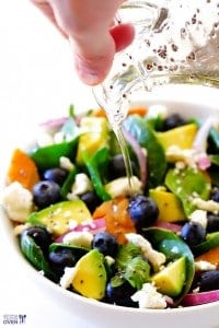 Blueberry Avocado Spinach Salad with Chia Seed Recipe