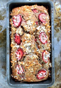 Strawberry Coconut Chia Seed Banana Bread Recipe