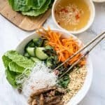 Bun Thit Nuong - Vietnamese Vermicelli with Pork