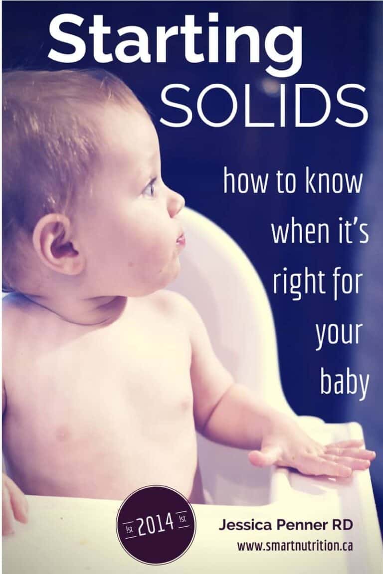 Starting Solids How to Know When it's Right for Your Baby Smart Nutrition with Jessica Penner, RD