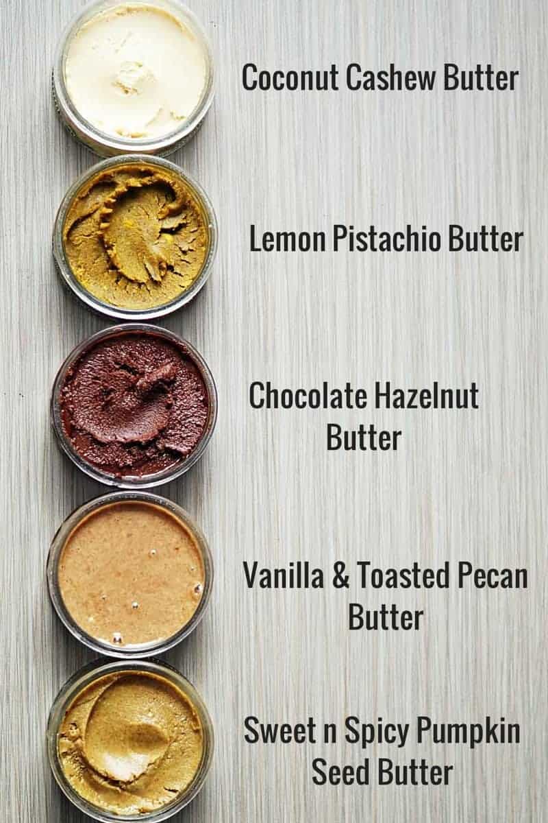 5 nut and seed butters