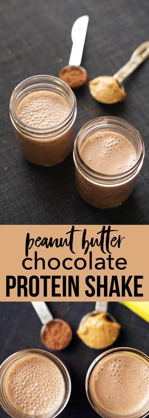 Peanut Butter Chocolate Protein Shake
