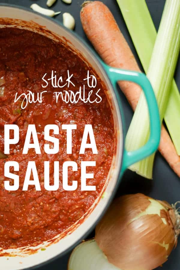 Stick to Your Noodles Pasta Sauce