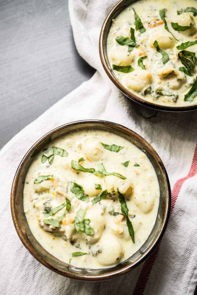 Creamy Chicken Gnocchi Soup (Olive Garden copycat) - Smart Nutrition