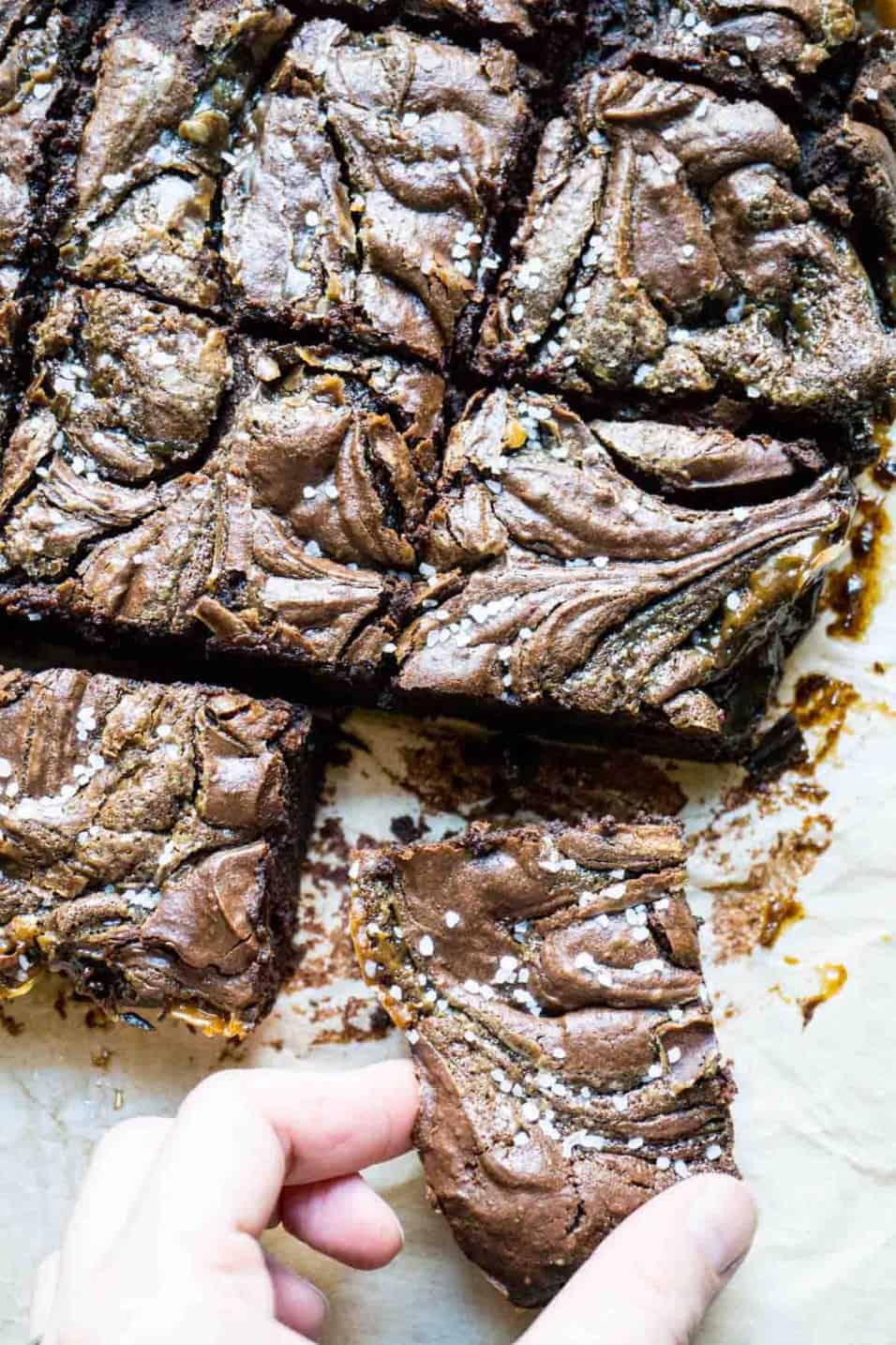 Salted Caramel Black Bean Brownies (gf) - Smart Nutrition with Jessica ...