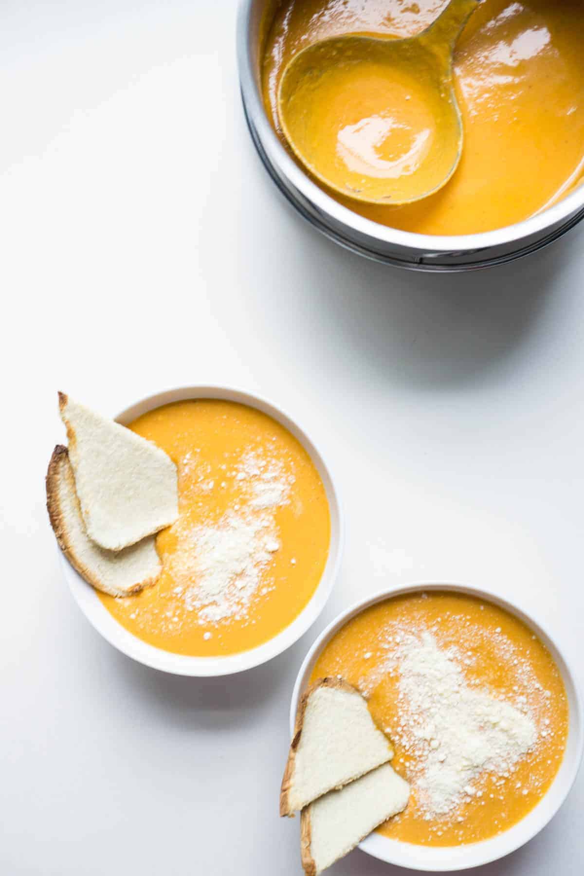 Creamy Tomato Bean Soup