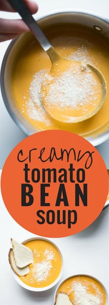 Creamy Tomato Bean Soup