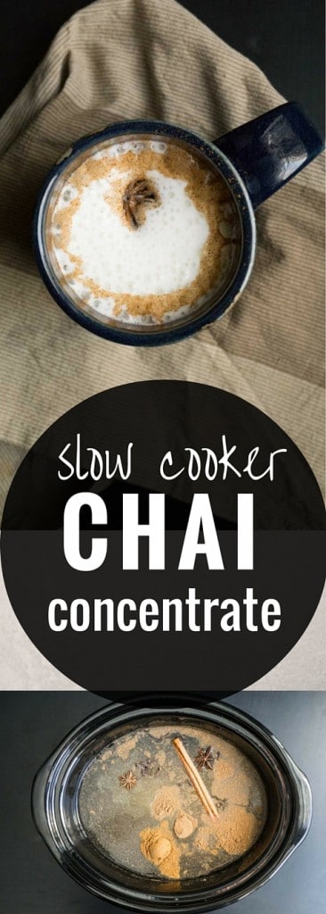 Slow Cooker Chai Concentrate