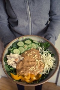 Sundried Tomato and Feta Salad with Chicken