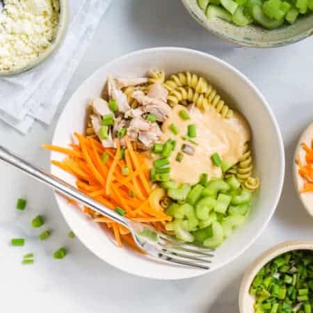 buffalo chicken noodle bowl