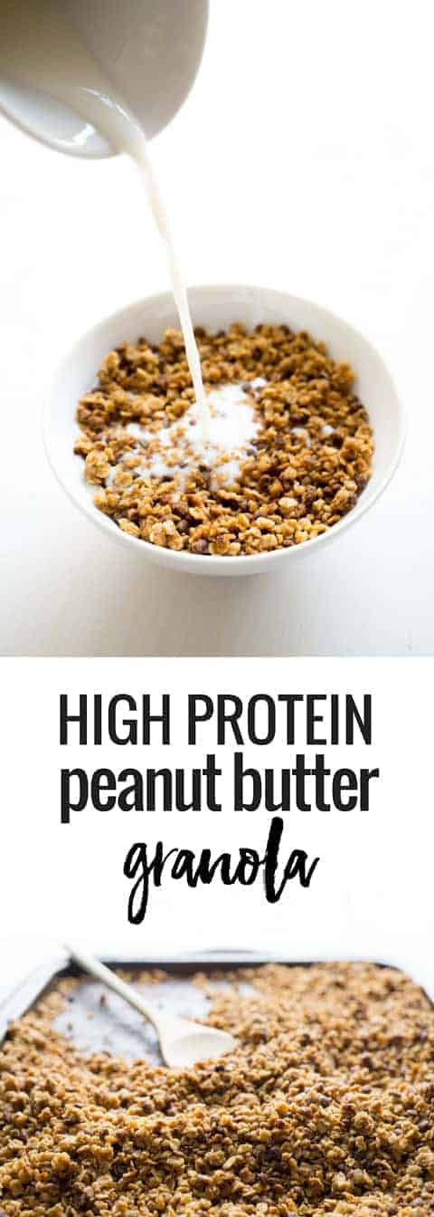High Protein Peanut Butter Granola