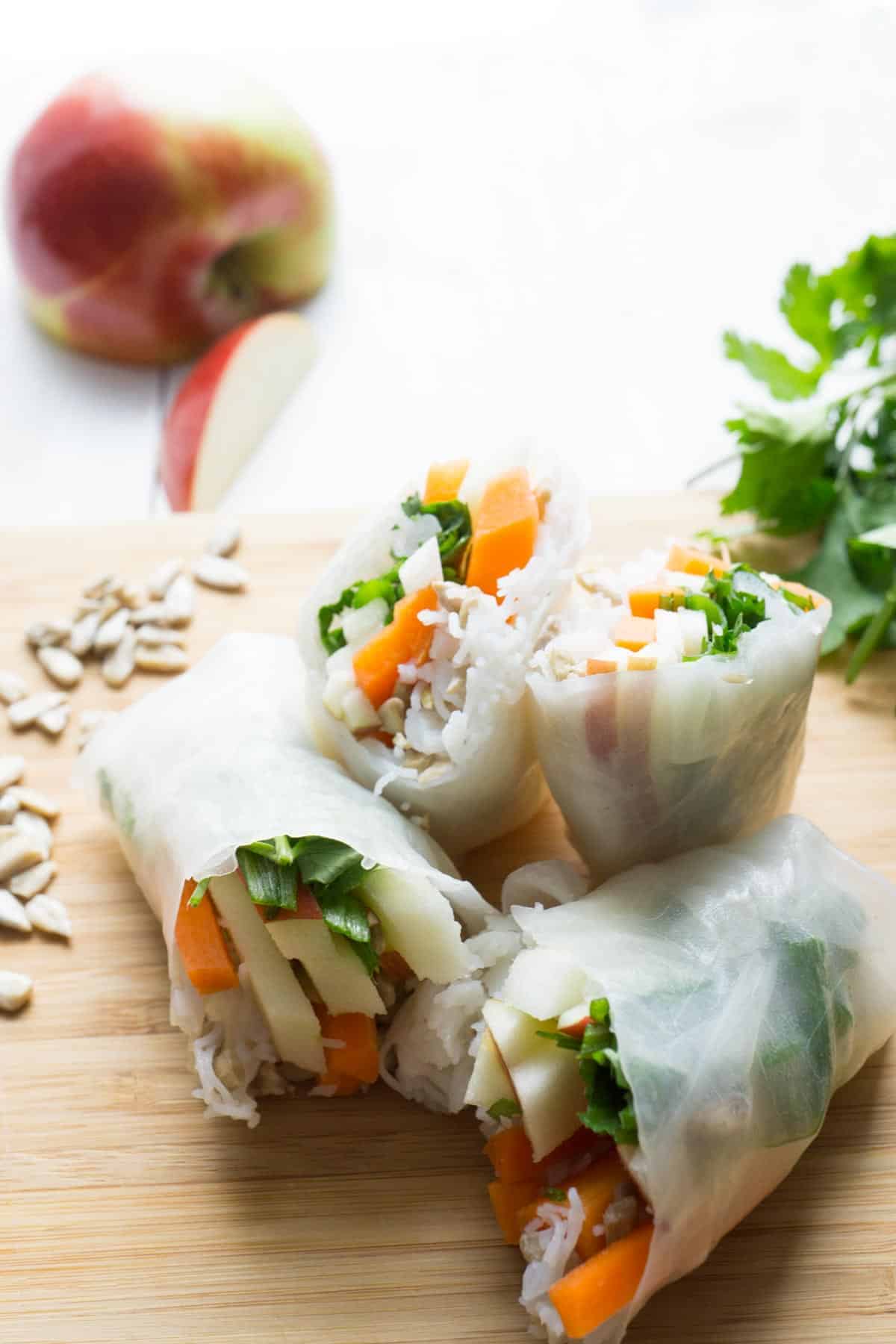 Salad Rolls with Walnut Sauce (16 of 23) - Smart Nutrition with Jessica ...