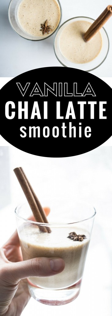 Vanilla Chai Latte Smoothie