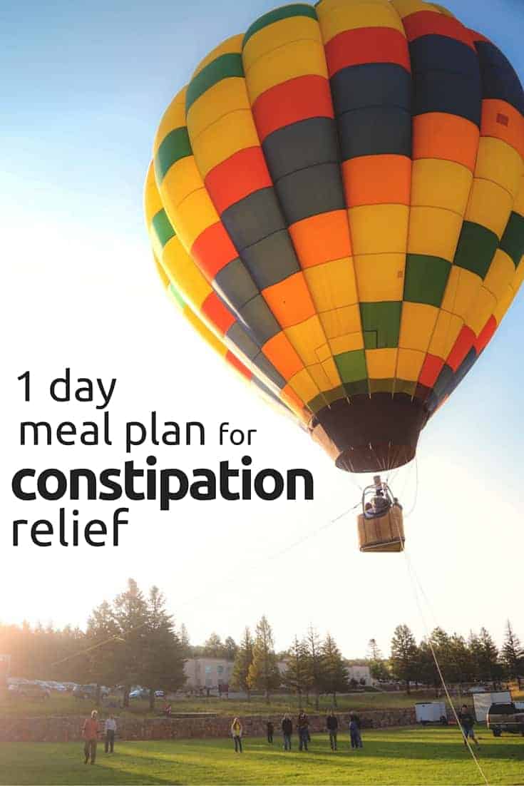 1 Day Meal Plan for Constipation Relief