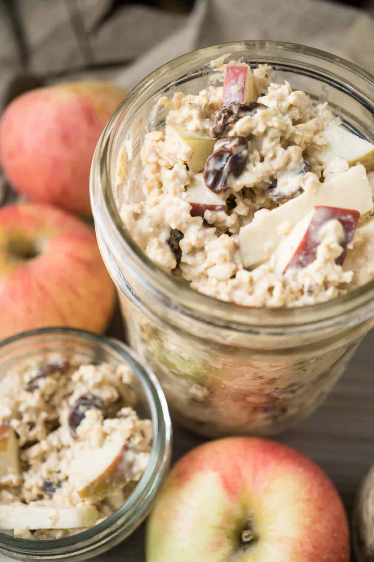 Apple Raisin Flax Oats