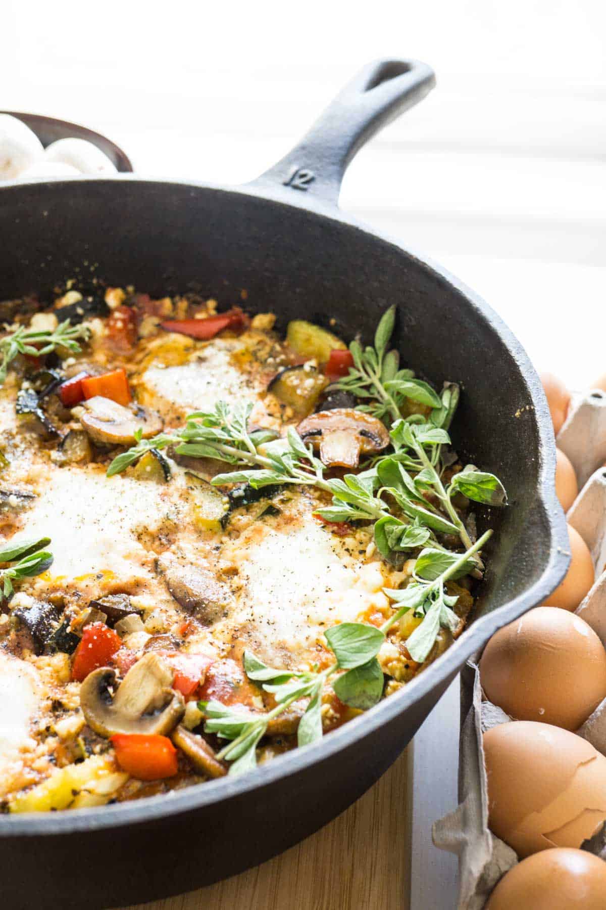 Ratatouille Egg Bake (shakshouka)