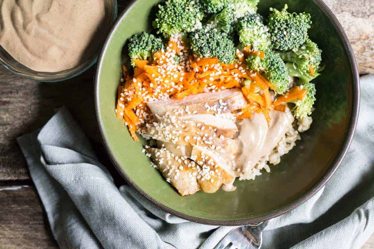 Sesame Chicken Rice Bowls