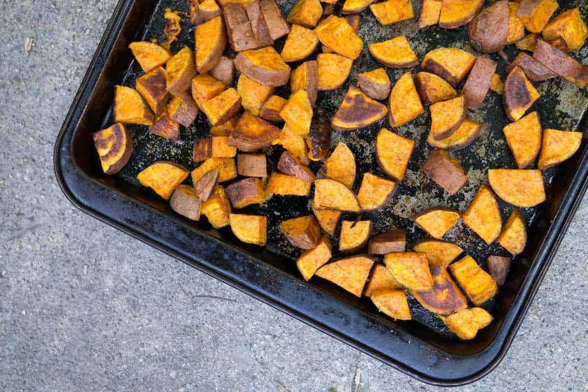 roasted sweet potato