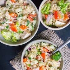 Greek Chicken Quinoa Salad