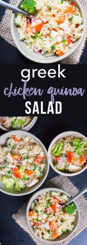 Greek Chicken Quinoa Salad