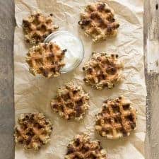 Chocolate Chip Oatmeal Waffles