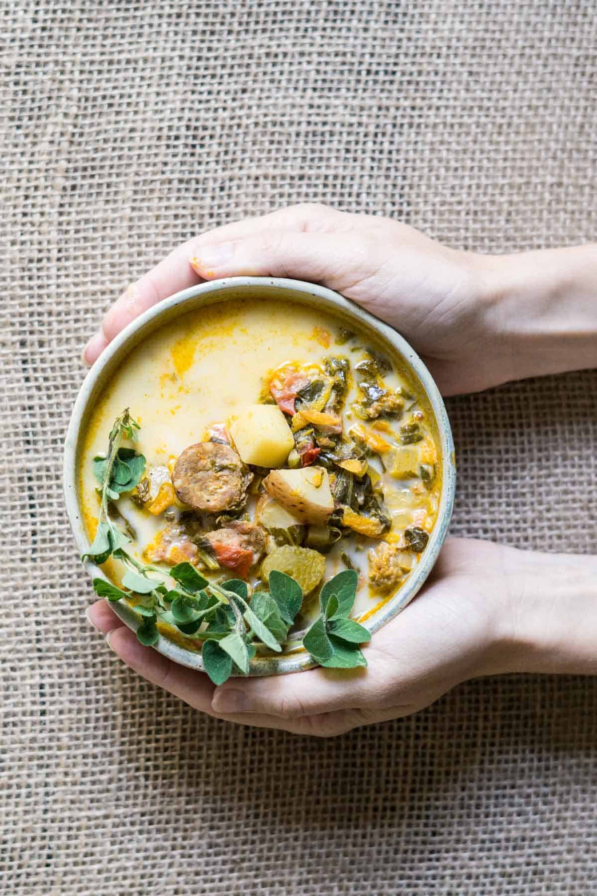 Creamy Kale And Italian Sausage Soup Zuppa Toscana Smart