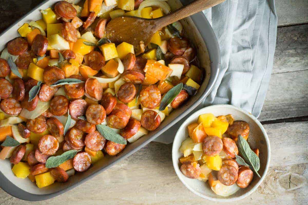 sausage-squash-apple-bake