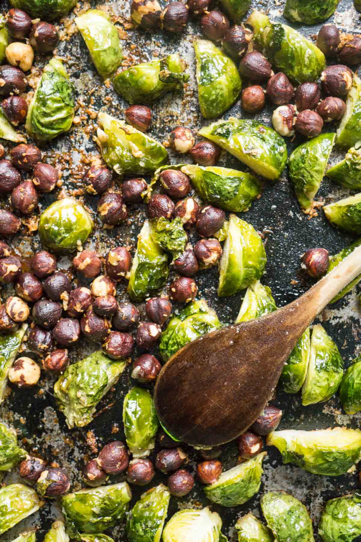 hazelnut brussel sprouts