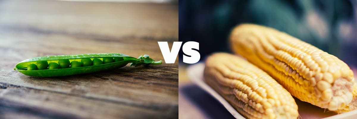 peas vs corn
