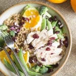 big salad: orange sesame with chicken