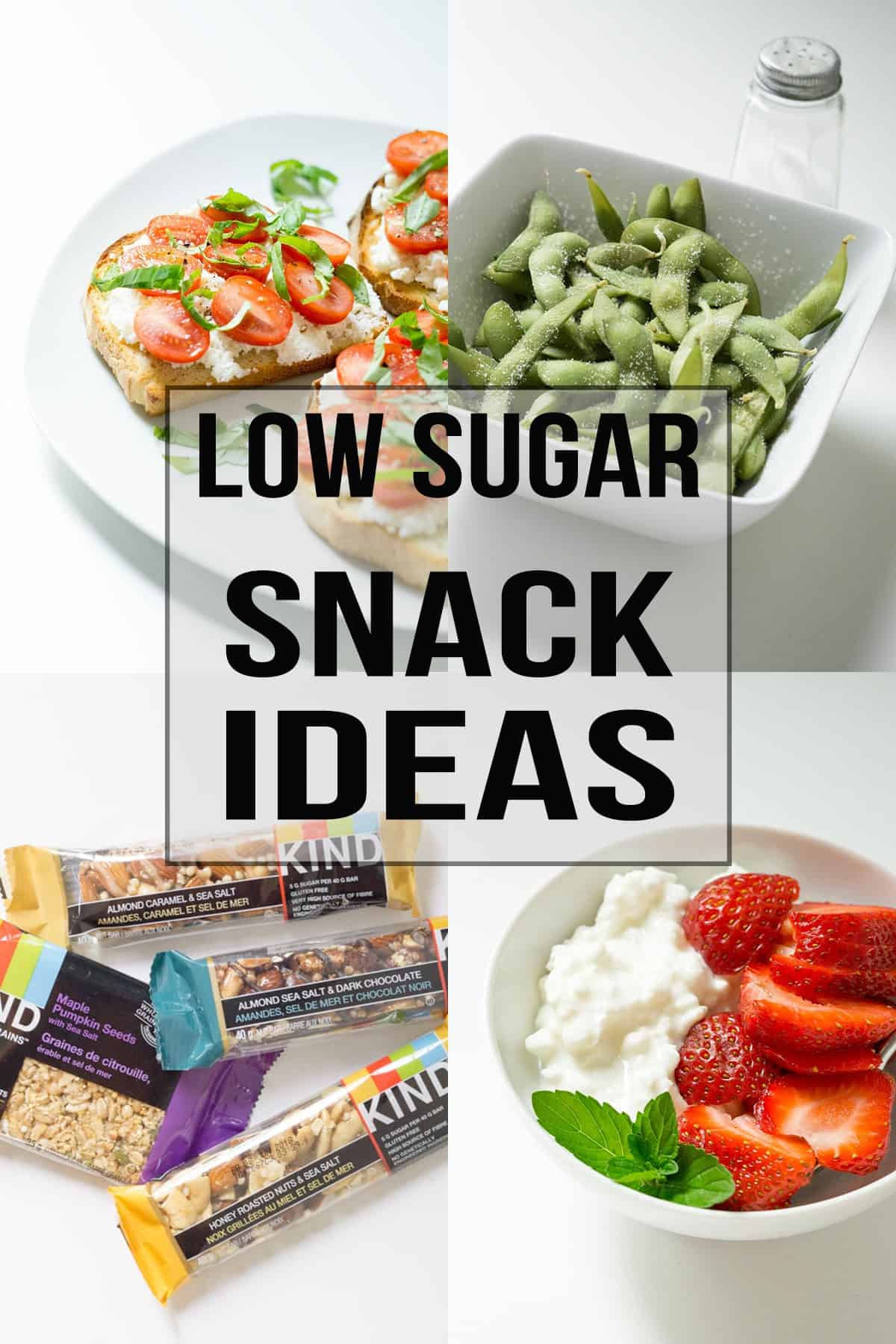 low sugar snack ideas for the afternoon