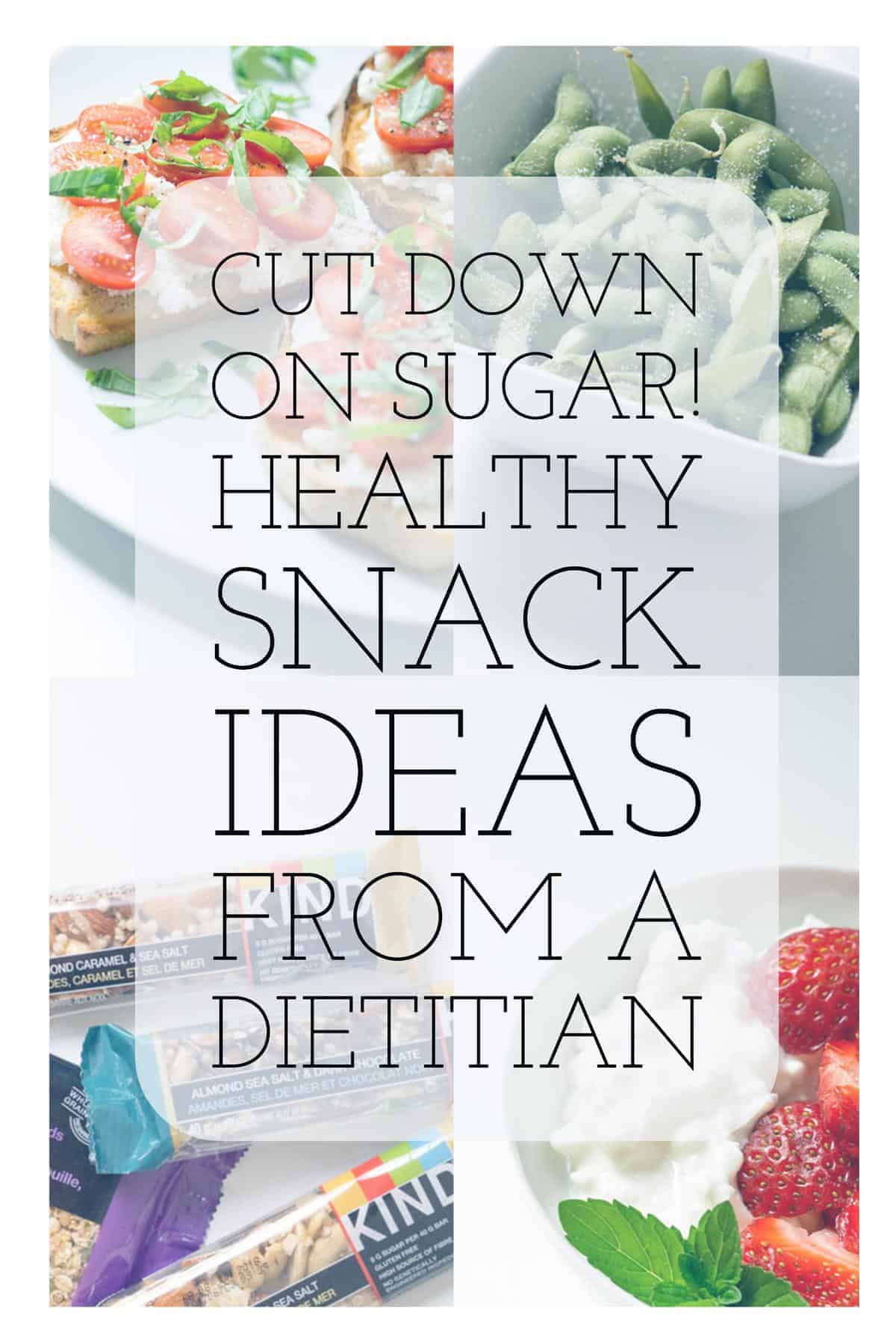 low sugar snack ideas