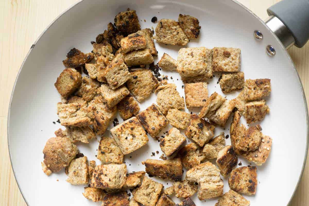 homemade croutons only 4 ingredients