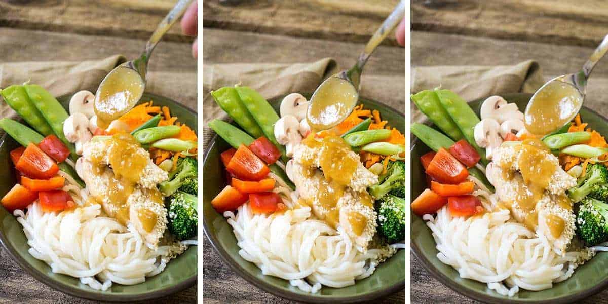 teriyaki chicken noodle bowl