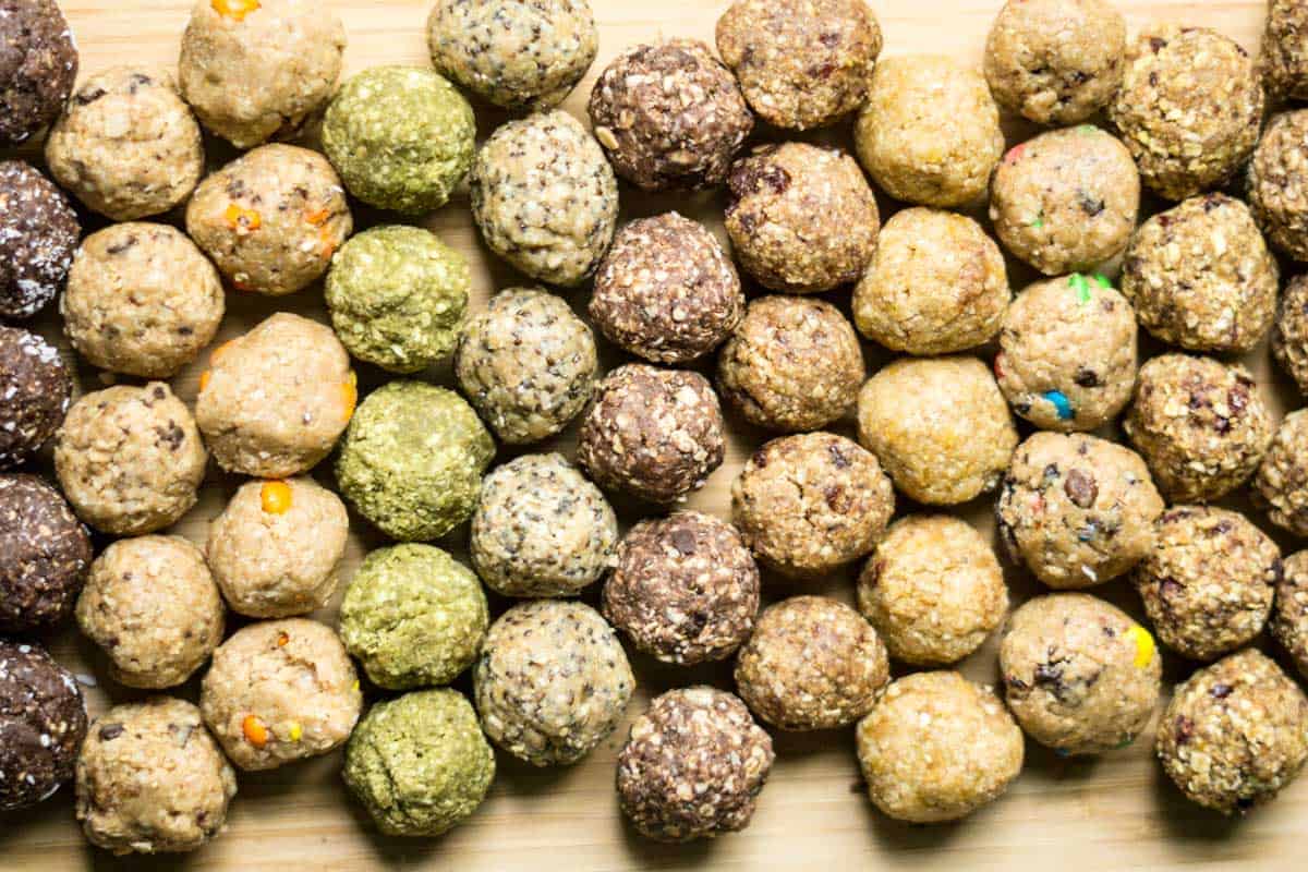 energy balls 15 no-bake flavours