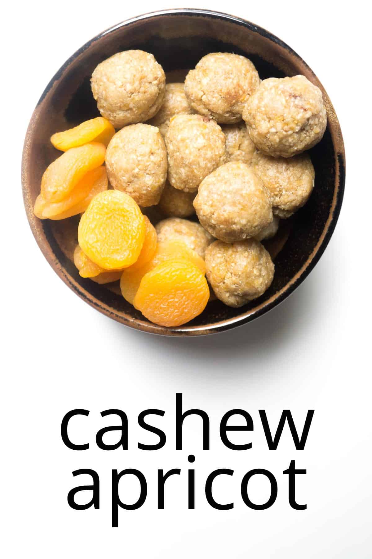 energy balls cashew apricot