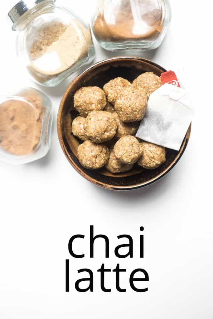 Chai Latte Energy Balls (low sugar no bake) Smart Nutrition with