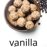 energy balls vanilla latte