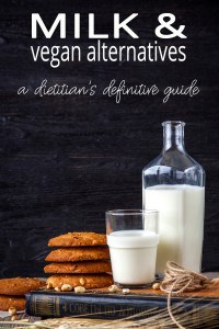 milk and vegan alternatives