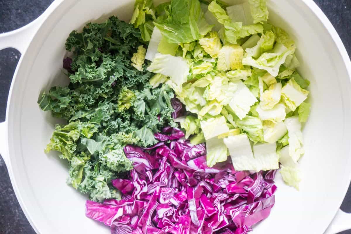 DIY healthy salad mix