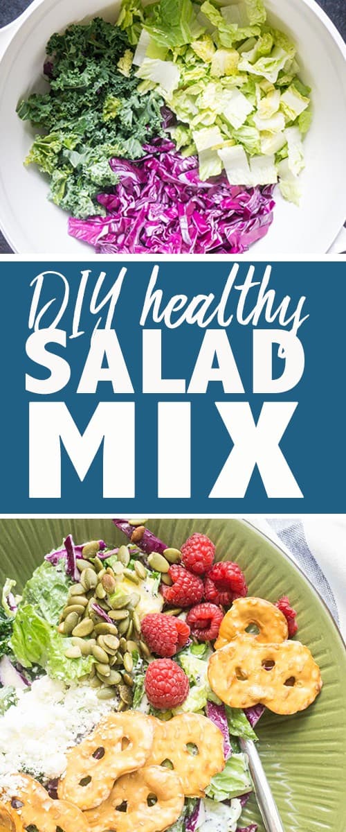 DIY healthy salad mix