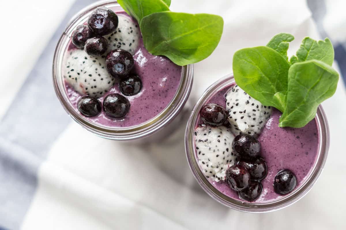 blueberry brain food smoothie - Smart Nutrition with Jessica Penner, RD