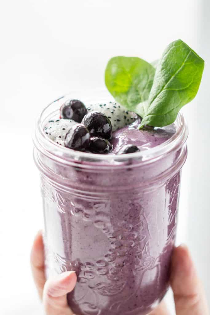 Blueberry Brain Food Smoothie - Smart Nutrition with Jessica Penner, RD