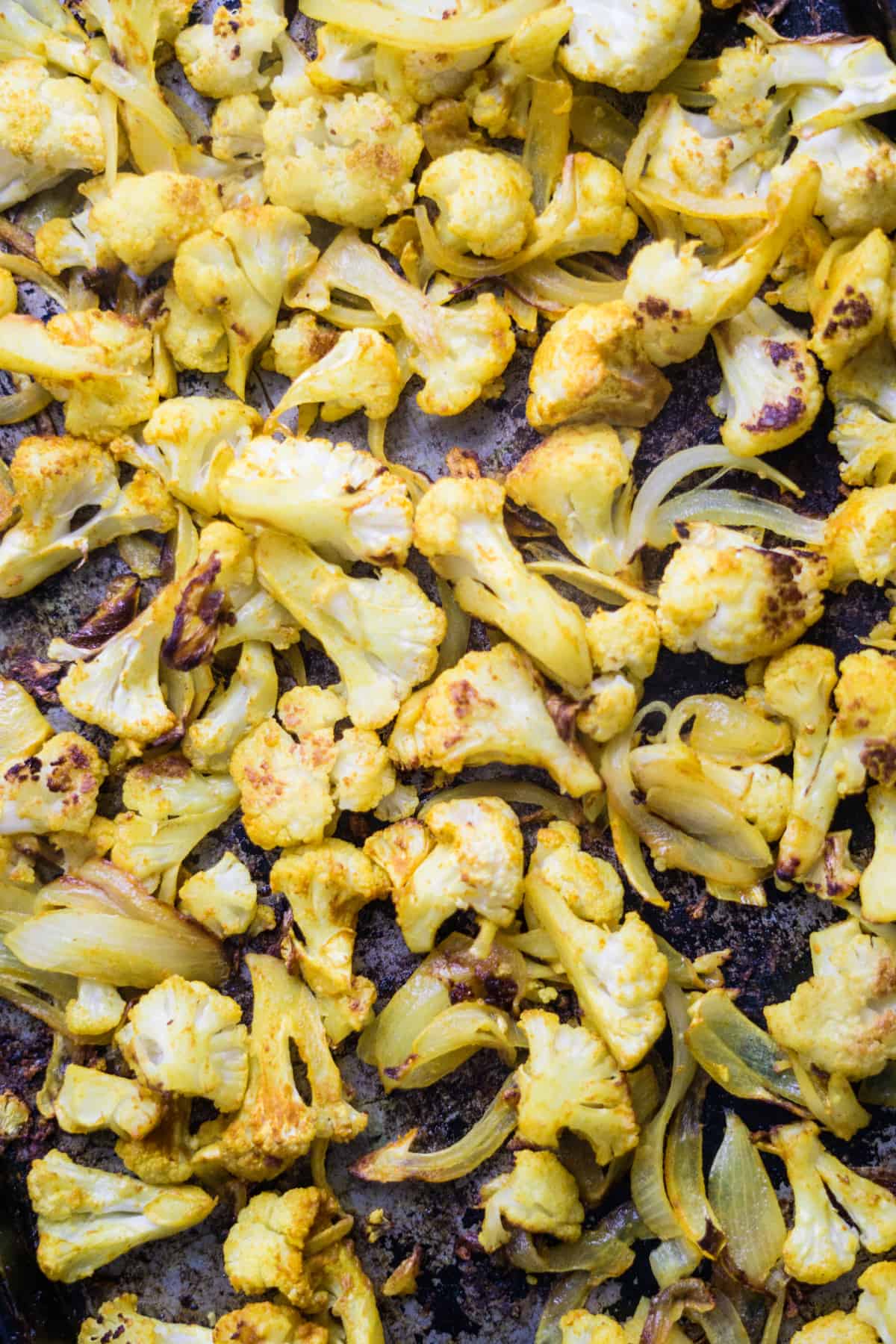 turmeric roasted cauliflower