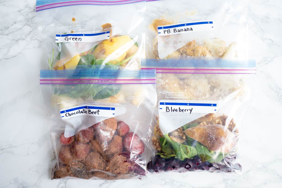 14 Smoothie Freezer Packs • A Sweet Pea Chef